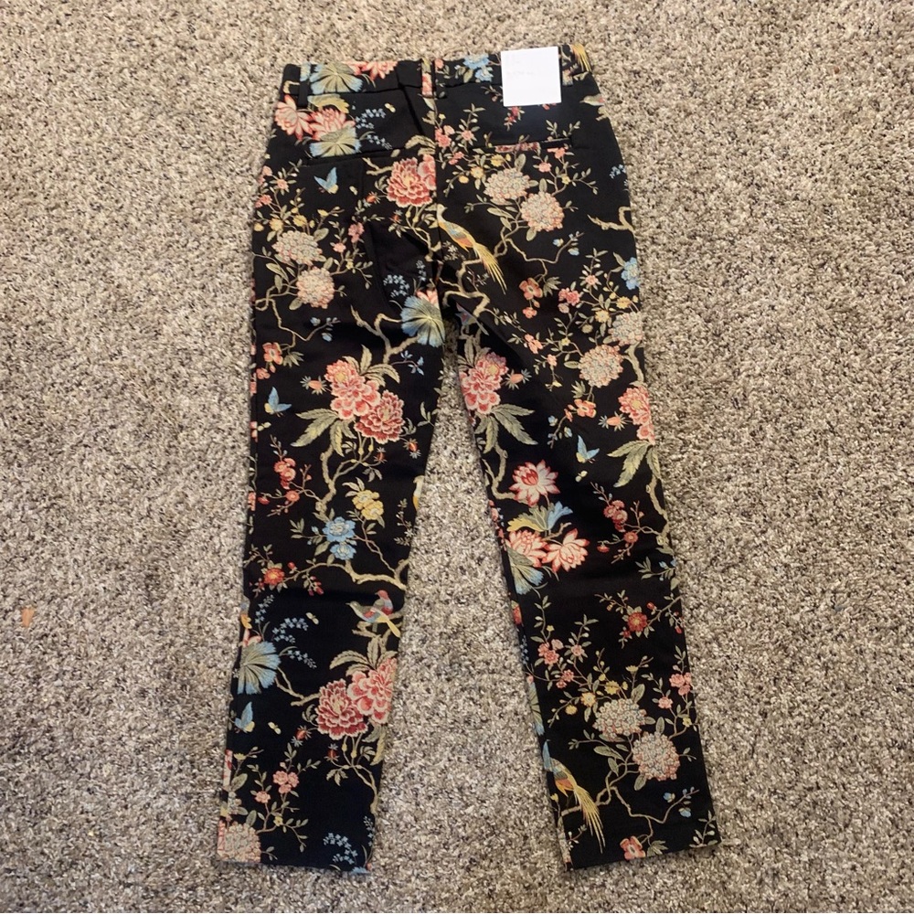 GP & Baker x H&M Floral Birds Print Slacks Pants - Picture 16 of 16
